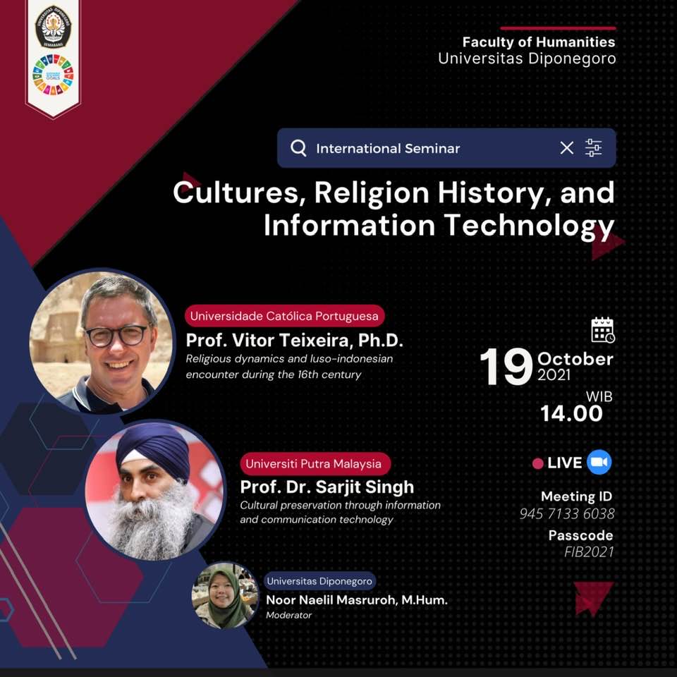 Cultures, Religion History, and Information Technology